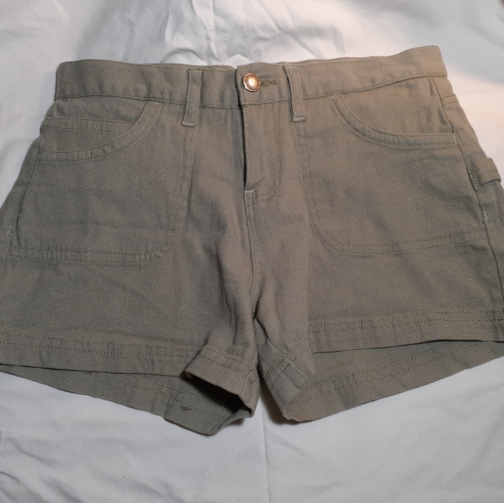 Celery Green mini shorts